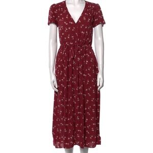 Christy Dawn Red Floral Dawn Dress